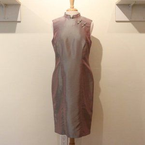 Duochrome Qipao Inspired Dress